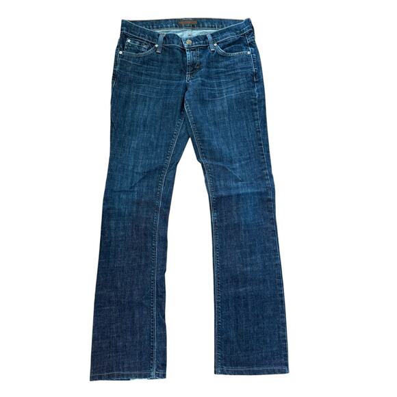 James Cured by Seun Y2K Dry Aged Denim Medium Wash Boot Cut Light Stretch - 28 - Picture 2 of 10